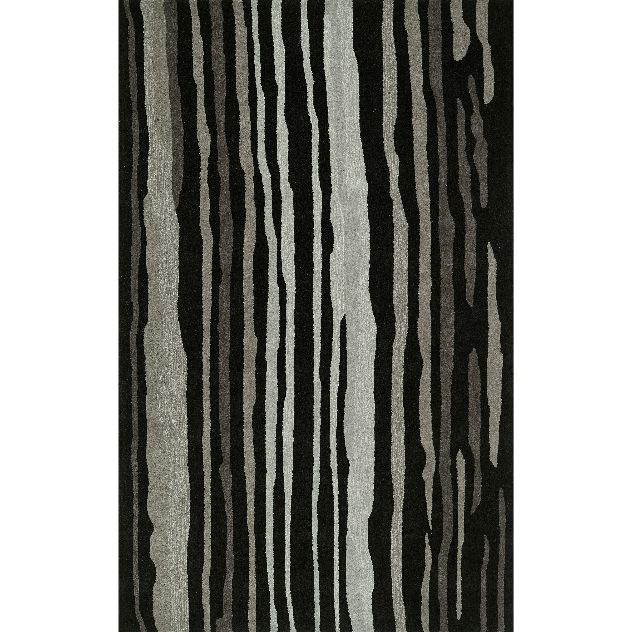 Black Dalyn Rugs Journey Area Rug 8' x 10' Black Dalyn Rugs Journey Area Rug 8' x 10'